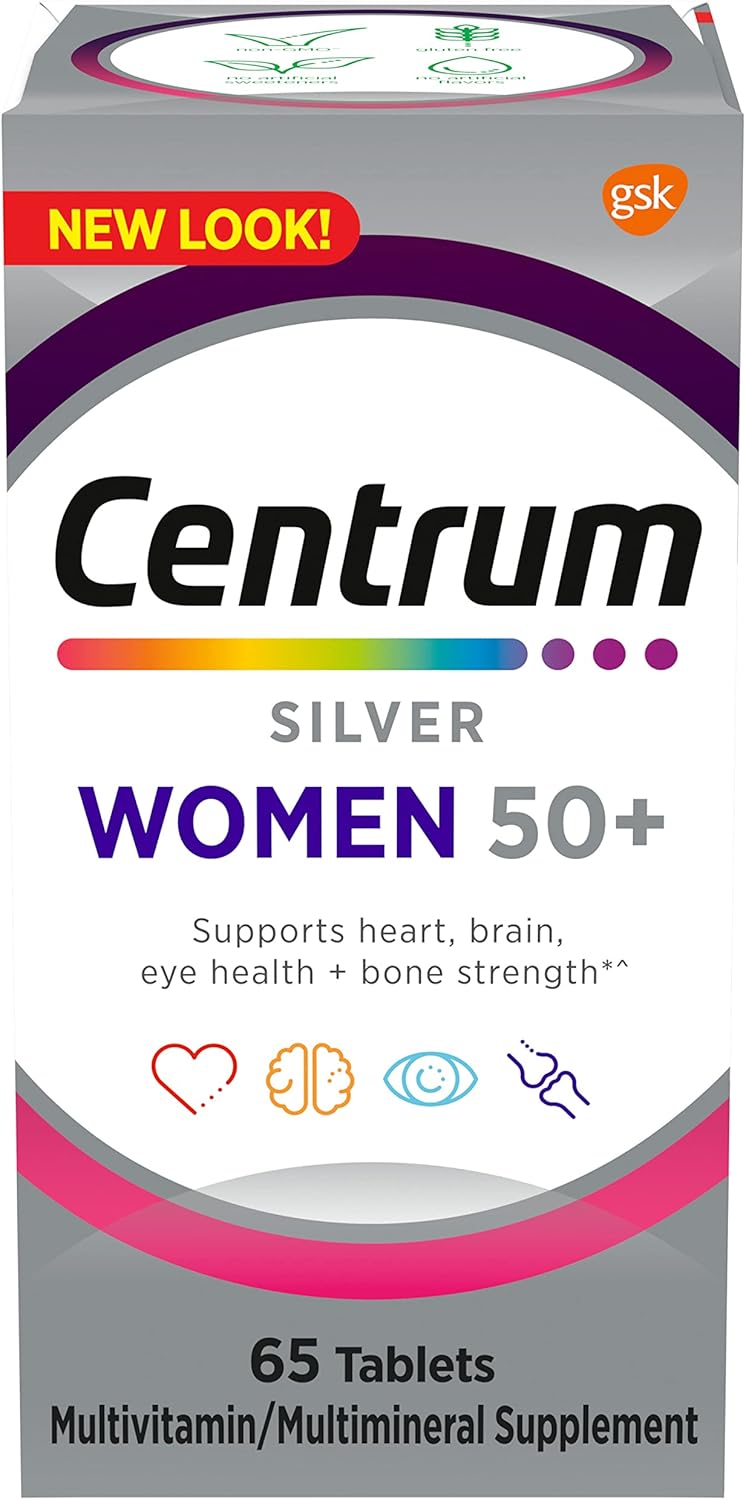 Centrum Silver Multivitamínico para Mujeres 50+ años