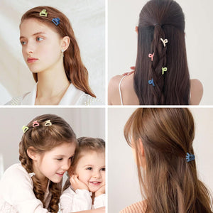 Pinzas pequeñas para el cabello para niñas, 16 unidades A21