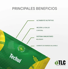 Cargar imagen en el visor de la galería, Suplemento proteico Techui Superfood 90 cápsulas con 100 % de espirulina
