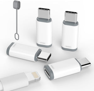 Paquete de 4 adaptadores Lightning a USB C para iPhone 15/16  a24