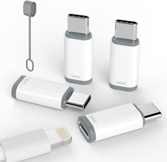 Paquete de 4 adaptadores Lightning a USB C para iPhone 15/16  a24