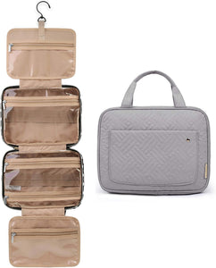 Neceser de viaje con gancho para colgar, bolsa de cosméticos de maquillaje resistente al agua, a22 organizador de viaje para accesorios