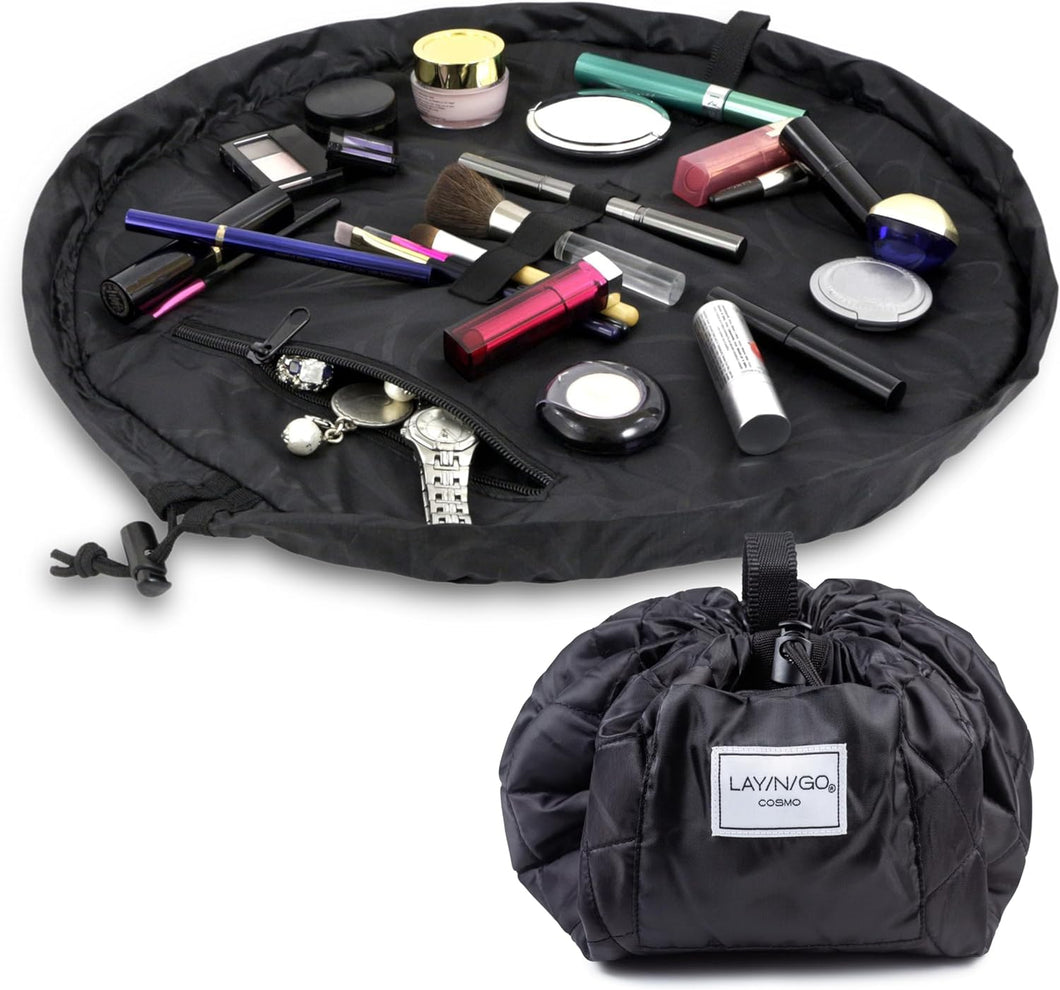 Organizador de maquillaje con cordón para viaje A22 s y uso diario con un diseño patentado y duradero