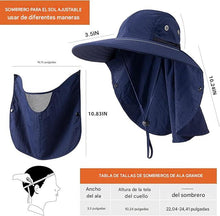Cargar imagen en el visor de la galería, Sombrero de sol y pesca para hombre y mujer
