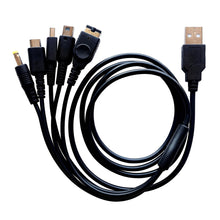Cargar imagen en el visor de la galería, Cable cargador USB 5 en 1 compatible con Nintendo DS
