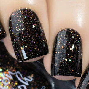 Vishine Esmalte de uñas de gel profesional para salón de manicura DIY, UV LED, esmalte de uñas de gel, a22  color negro brillante