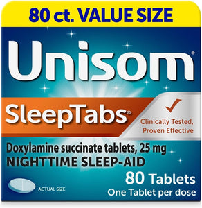 Unisom Tabletas para dormir, 80 unidades, 1 unidad