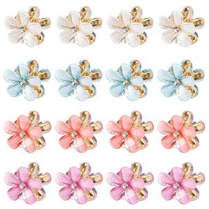 Pinzas pequeñas para el cabello de flores para mujer, A21