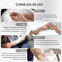 Cargar imagen en el visor de la galería, Crema anestésica para tatuajes de 6 horas
