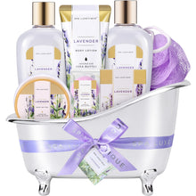 Cargar imagen en el visor de la galería, Cesta de regalo de spa para mujeres de lujo, 8 piezas
