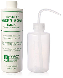 Cosco Jabón verde, 1 pinta y una botella comprimible, 8 onzas Q1