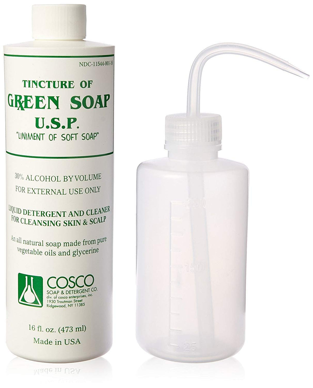 Cosco Jabón verde, 1 pinta y una botella comprimible, 8 onzas Q1