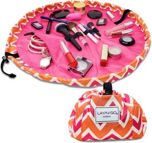 Organizador de maquillaje con cordón para viajes y  A22 uso diario con un diseño patentad