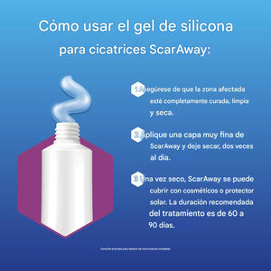 Gel de silicona para cicatrices
