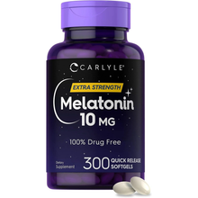 Cargar imagen en el visor de la galería, Melatonina 10mg 300 cápsulas blandas
