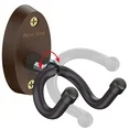 Cargar imagen en el visor de la galería, New Bee Soporte de Pared para Guitarra Base de Madera Resistente y Gancho de Metal,
