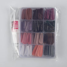 Cargar imagen en el visor de la galería, Uñas postizas largas a presión, 12 colores,  A19
