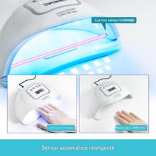 Cargar imagen en el visor de la galería, Lámpara de uñas de gel LED con sensor automático y 4 temporizadores
