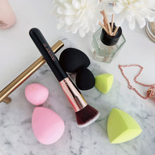 Cargar imagen en el visor de la galería, Docolor 6+1 esponjas de maquillaje con cepillo de base, esponja de belleza  a21
