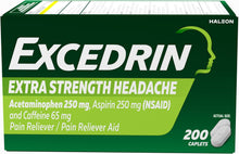 Cargar imagen en el visor de la galería, Excedrin Extra Strength Analgésico y medicamento para el dolor de cabeza
