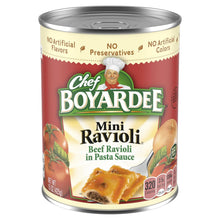 Cargar imagen en el visor de la galería, Chef Boyardee Mini ravioles de carne 15 oz⚡
