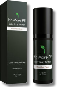 Spray retardador de lidocaína para hombres de 0.2 fl oz (40 bombas) en aroma a chocolate Q1