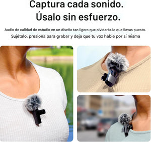 Mini Mic Pro (Último modelo) - Micrófono inalámbrico profesional para iPhone