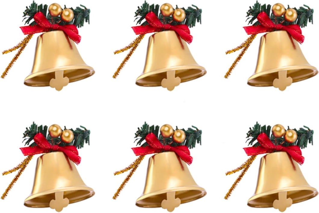 Paquete de 6 cascabeles de Navidad, A19