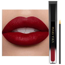 Cargar imagen en el visor de la galería, Lápiz labial rojo oscuro para mujer, color permanece de larga duración A19
