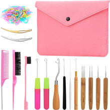 Cargar imagen en el visor de la galería, kgxulr Kit de 220 ganchos de ganchillo para rastas
