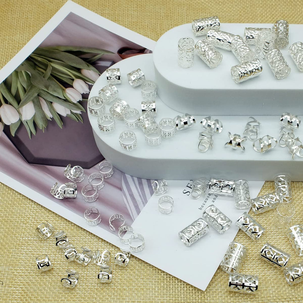 100 piezas de rastas doradas para el cabello