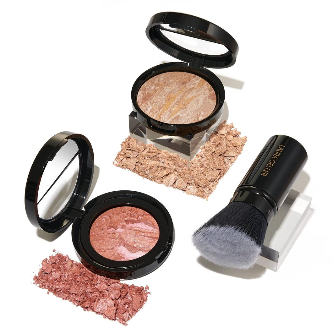 (3 piezas): base de polvo iluminador Baked  a21