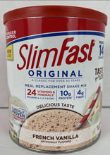 Cargar imagen en el visor de la galería, Batido en polvo de reemplazo de comidas SlimFast Original
