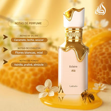 Cargar imagen en el visor de la galería, Lattafa Eclair - Vainilla, Caramelo, Dulce, Floral 3.4 oz

