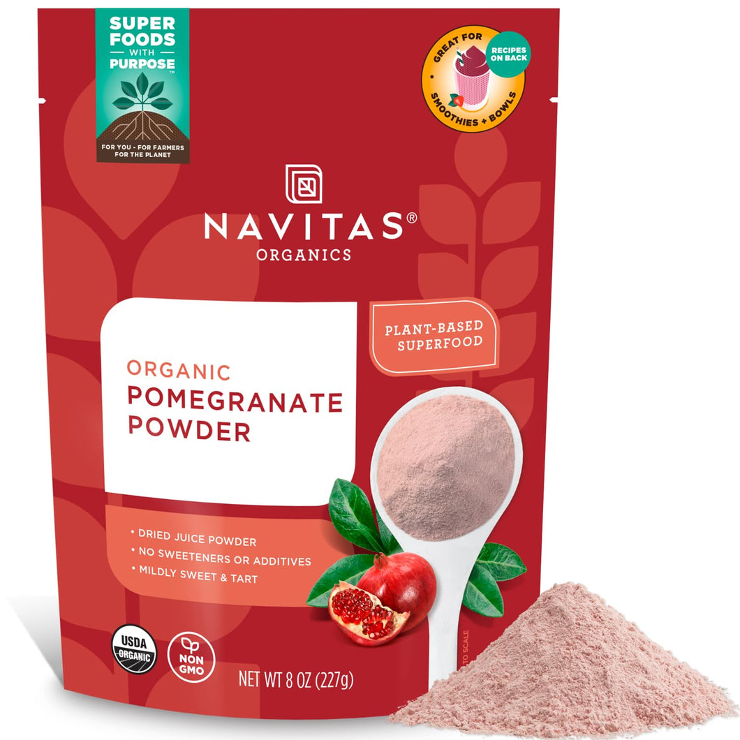 Navitas Organics Granada en polvo, bolsa de 8 onzas