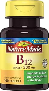 Vitamina B-12, 500 mcg