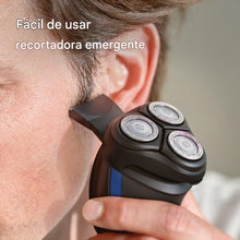 Cargar imagen en el visor de la galería, Philips Norelco S1560 / 81 Shaver 2100 afeitadora eléctrica húmeda recargable, con recortadora emergente
