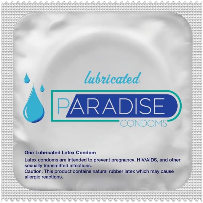Preservativos de látex lubricado, 1,000 unidades