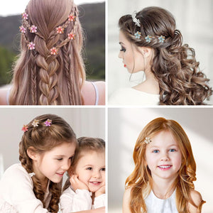 Pinzas pequeñas para el cabello de flores para mujer, A21