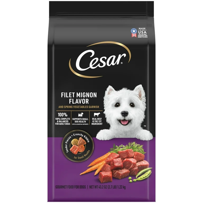 Comida para perros de raza pequeña seca Cesar
