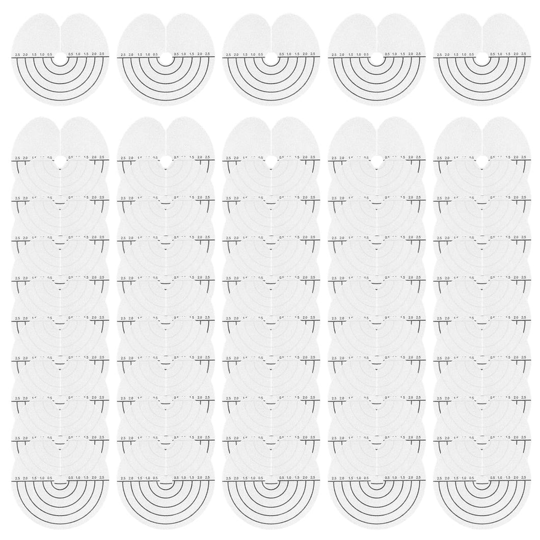 50 protectores de protección térmica para extensiones de cabello