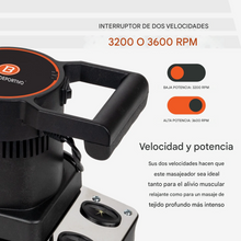 Cargar imagen en el visor de la galería, Masajeador Profesional Body Sport de Doble Velocidad – Terapia Vibratoria para Alivio del Dolor y Músculos Adoloridos
