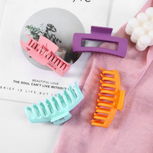 Cargar imagen en el visor de la galería, Paquete de 8 pinzas para el cabello para mujer, pinzas grandes de 4.3 pulgadas a21
