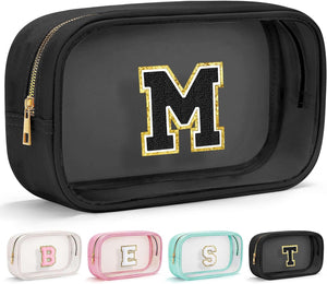 YOOLIFE Bolsa de aseo transparente con inicial para mujer A23 1895