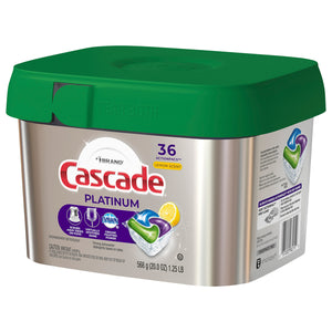 Detergente para lavavajillas Cascade Platinum, 36 unidades