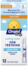 Cargar imagen en el visor de la galería, Orajel Baby Daytime Cooling Swabs for Teething, Drug-Free, 1 Pediatrician
