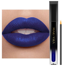 Cargar imagen en el visor de la galería, Lápiz labial azul oscuro para mujer, color permanece de larga duración A19
