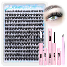 Cargar imagen en el visor de la galería, Kit de extensiones de pestañas esponjosas 40D, 338 unidades
