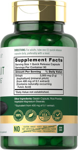 Cápsulas Shilajit de 2,000 mg 90 unidades