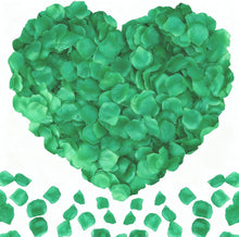 Cargar imagen en el visor de la galería, 2200 piezas pétalos de flores artificiales decoraciones para fiestas de compromiso pétalos de rosa falsos para noche romántica, boda, propuesta aniversario decoraciones de flores (blanco)
